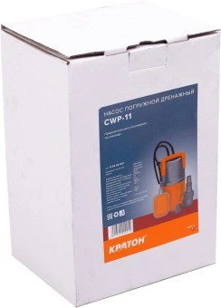 Насос дренажный Кратон СWP-11 400Вт 7000л/час центробежный (5 04 02 021) - купить недорого с доставкой в интернет-магазине