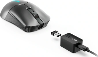 Мышь Lenovo Legion M600s Qi Wireless Gaming темно-серый оптическая 19000dpi беспров. BT/Radio USB (GY51H47355) - купить недорого с доставкой в интернет-магазине