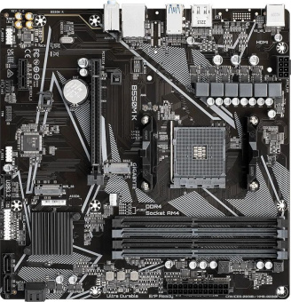 Материнская плата Gigabyte B550M K Soc-AM4 AMD B550 4xDDR4 mATX AC`97 8ch(7.1) GbLAN RAID+HDMI+DP - цена, купить или заказать с доставкой в интернет-магазине Материнская плата Gigabyte B550M K Soc-AM4 AMD B550 4xDDR4 mATX AC`97 8ch(7.1) GbLAN RAID+HDMI+DP - купить недорого с доставкой в интернет-магазине