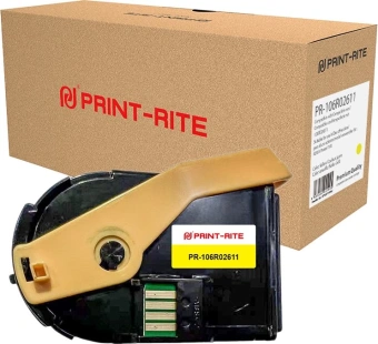 Картридж лазерный Print-Rite TFXAFYYPRA PR-106R02611 106R02611 желтый набор двойная упак. (9000стр.) для Xerox Phaser 7100 - купить недорого с доставкой в интернет-магазине