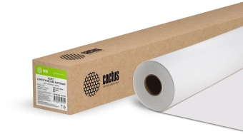 Холст Cactus CS-MC260-152430 A0+ 1524мм-30м/260г/м2/белый матовое синтетика для струйной печати втулка:50.8мм (2") - купить недорого с доставкой в интернет-магазине