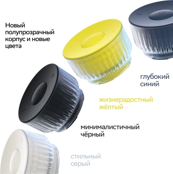 Умная колонка Sber Boom Mini 2 SBDV-00250B Салют синий 5W Mono BT/Wi-Fi - купить недорого с доставкой в интернет-магазине