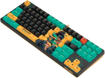 Клавиатура A4Tech Bloody AT87 Renegade механическая черный/зеленый USB for gamer LED (AT87) - купить недорого с доставкой в интернет-магазине