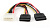 Кабель Premier 6-096-SATA-PSY Molex 8981 SATA SATA 0.15м (пакет)