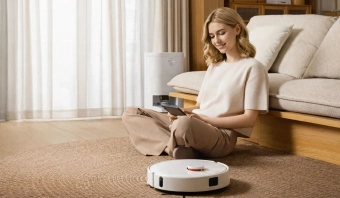 Пылесос-робот Xiaomi Vacuum and Mop H50 Pro 55Вт белый - купить недорого с доставкой в интернет-магазине