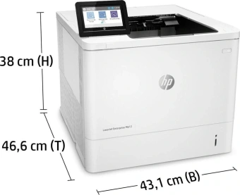 Принтер лазерный HP LaserJet Enterprise M612dn (7PS86A) A4 Duplex Net белый - купить недорого с доставкой в интернет-магазине