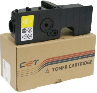 Картридж лазерный Cet CET141136R TK-5220Y желтый (1200стр.) для Kyocera Ecosys P5021cdn/M5521cdn - купить недорого с доставкой в интернет-магазине