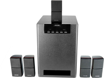 Колонки Microlab X15BT 5.1 черный 180Вт BT - купить недорого с доставкой в интернет-магазине