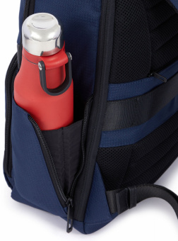Рюкзак Piquadro Wollem CA6238W129/BLU синий полиэстер/натур.кожа - купить недорого с доставкой в интернет-магазине