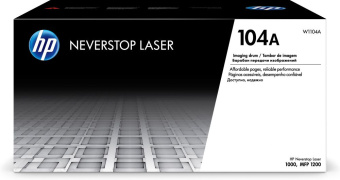 Блок фотобарабана HP 104 W1104A черный ч/б:20000стр. для HP Neverstop Laser 1000a/1000w/1200a/1200w HP - купить недорого с доставкой в интернет-магазине