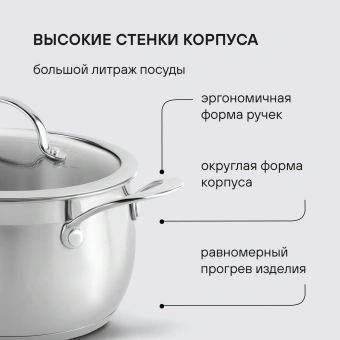 Набор посуды Rondell Admiring RDS-1610 10 предметов - купить недорого с доставкой в интернет-магазине