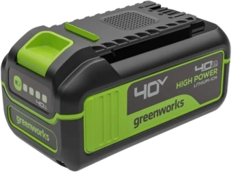 Батарея аккумуляторная Greenworks G40HP4 40В 4Ач Li-Ion (2958507) - купить недорого с доставкой в интернет-магазине