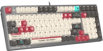 Клавиатура A4Tech S98 Pixels механическая серый/бежевый USB for gamer LED (S98) кабель 1.8м - купить недорого с доставкой в интернет-магазине