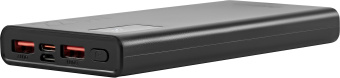 Мобильный аккумулятор Digma DGPF10A 10000mAh QC3.0/PD3.0 22.5W 3A 2xUSB-A/USB-C черный (DGPF10A22PBK) - купить недорого с доставкой в интернет-магазине