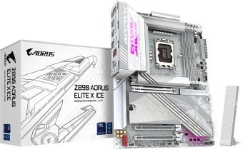 Материнская плата Gigabyte Z890 AORUS ELITE X ICE Soc-1851 Intel Z890 4xDDR5 ATX AC`97 8ch(7.1) 2.5Gg RAID - купить недорого с доставкой в интернет-магазине