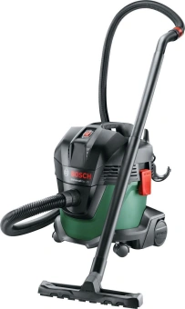 Строительный пылесос Bosch UniversalVac15 1000Вт (уборка: сухая/влажная) зеленый - купить недорого с доставкой в интернет-магазине