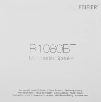 Колонки Edifier R1080BT 2.0 черный/черный 24Вт BT - купить недорого с доставкой в интернет-магазине