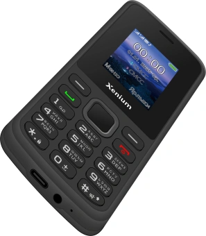 Мобильный телефон Xenium X175 черный моноблок 2Sim 1.8" 128x160 Nucleus GSM900/1800 MP3 FM - купить недорого с доставкой в интернет-магазине