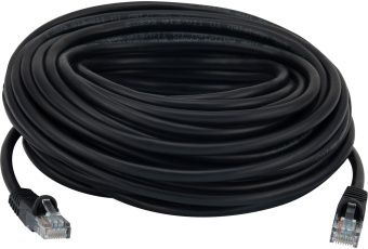 Патч-корд Buro UTP 4 пары cat.5E CCA molded 15м черный RJ-45 (m)-RJ-45 (m) - купить недорого с доставкой в интернет-магазине