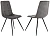Стул для дома Бюрократ CH-K1_2 комплект 2шт т.серый Holland 18 металл черный на ножках (CH-K1_1/HL18_2)