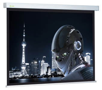Экран Cactus 127x127см Wallscreen CS-PSW-127X127 1:1 настенно-потолочный рулонный белый - купить недорого с доставкой в интернет-магазине