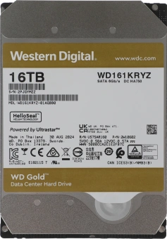 Жесткий диск WD SATA-III 16TB WD161KRYZ Server Gold 512E (7200rpm) 512Mb 3.5" - купить недорого с доставкой в интернет-магазине