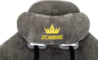 Кресло игровое Zombie 51 серый Light-19 крестов. пластик - купить недорого с доставкой в интернет-магазине