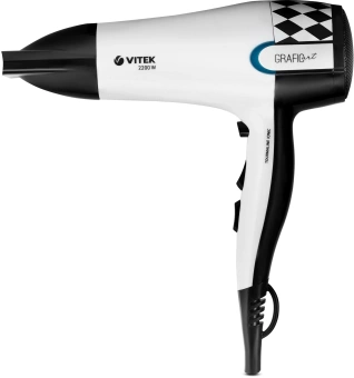 Фен Vitek VT-2299 2200Вт белый - купить недорого с доставкой в интернет-магазине