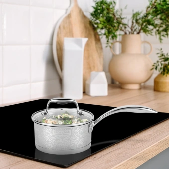 Ковш Rondell Vintage RDS-345 1.5л. d=16см (с крышкой) стальной - купить недорого с доставкой в интернет-магазине