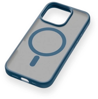 Чехол (клип-кейс) uBear для Apple iPhone 16 Pro Cloud with MagSafe синий (CS432DB63PMT-I24M) - купить недорого с доставкой в интернет-магазине