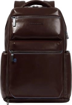 Рюкзак мужской Piquadro Blue Square CA6592B2BM/MO красное дерево кожа - купить недорого с доставкой в интернет-магазине