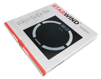 Весы напольные электронные Starwind SSP6051 макс.180кг черный - купить недорого с доставкой в интернет-магазине