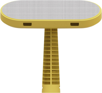 Пароочиститель напольный Polaris PSC 1711C 1700Вт желтый/черный - купить недорого с доставкой в интернет-магазине