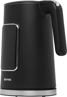 Чайник электрический Vitek VT-1162 1.7л. 2200Вт черный корпус: металл/пластик - купить недорого с доставкой в интернет-магазине