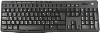 Клавиатура Logitech K270 черный/белый USB беспроводная Multimedia (920-003058) - купить недорого с доставкой в интернет-магазине