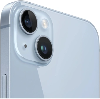 Смартфон Apple A2882 iPhone 14 128Gb 6Gb голубой моноблок 3G 4G 1Sim 6.1" 1170x2532 iOS 16 12Mpix 802.11 a/b/g/n/ac/ax NFC GPS GSM900/1800 GSM1900 TouchSc Protect - купить недорого с доставкой в интернет-магазине