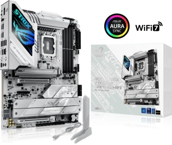 Материнская плата Asus ROG STRIX Z890-A GAMING WIFI Soc-1851 Intel Z890 4xDDR5 ATX AC`97 8ch(7.1) 2.5Gg RAID+HDMI+DP - купить недорого с доставкой в интернет-магазине
