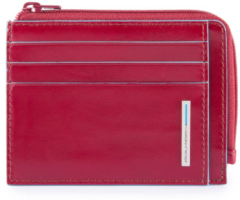 Чехол для кредитных карт Piquadro Blue Square PP4822B2R/R красный натур.кожа - купить недорого с доставкой в интернет-магазине