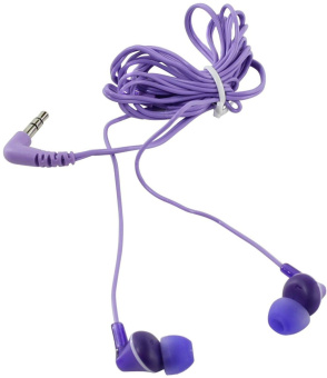Наушники вкладыши Panasonic RP-HJE125E 1.1м фиолетовый проводные в ушной раковине (RP-HJE125E-V) - купить недорого с доставкой в интернет-магазине
