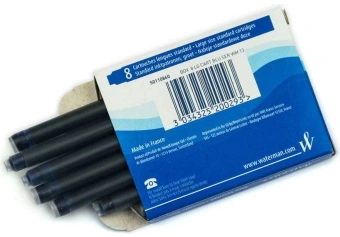 Картридж Waterman Standard (S0110860) Serenity Blue чернила для ручек перьевых (8шт) - купить недорого с доставкой в интернет-магазине