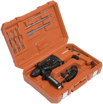 Перфоратор Daewoo DAH 920 патрон:SDS-plus уд.:3.4Дж 920Вт (кейс в комплекте) - купить недорого с доставкой в интернет-магазине