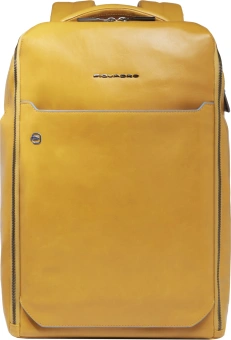 Рюкзак мужской Piquadro Blue Square CA6591B2/G шафрановый кожа - купить недорого с доставкой в интернет-магазине