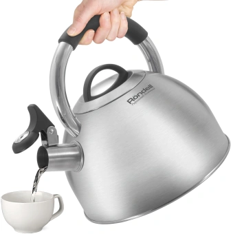 Чайник металлический Rondell Craft RDS-1951 2.5л. стальной - купить недорого с доставкой в интернет-магазине