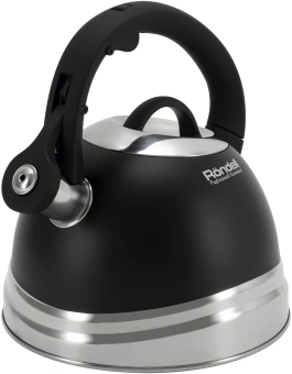 Чайник металлический Rondell Walzer RDS-1827 2.7л. черный - купить недорого с доставкой в интернет-магазине