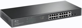 Коммутатор TP-Link TL-SG1218MP (L2) 18x1Гбит/с 2xКомбо(1000BASE-T/SFP) 16PoE+ 250W неуправляемый - купить недорого с доставкой в интернет-магазине