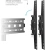 Стойка для телевизора Kromax OMEGA-19 черный 30"-70" макс.55кг напольный мобильный - купить недорого с доставкой в интернет-магазине