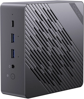 ПК Мини Chuwi AuBox Ryzen AI 9 365 (2) 32Gb SSD1Tb Radeon 880M Windows 11 Pro 2x2.5GbitEth WiFi BT 120W серебристый/черный - купить недорого с доставкой в интернет-магазине