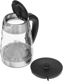 Чайник электрический Kitfort КТ-6107 1.7л. 2200Вт серебристый корпус: металл/пластик - купить недорого с доставкой в интернет-магазине