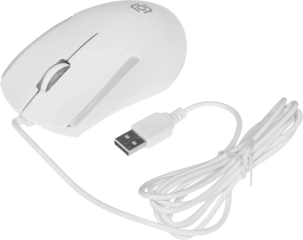 Мышь Оклик 245M белый оптическая 1000dpi USB 3but (471480) - купить недорого с доставкой в интернет-магазине