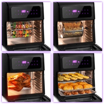 Аэрогриль Kitfort КТ-2236 1800Вт черный - купить недорого с доставкой в интернет-магазине